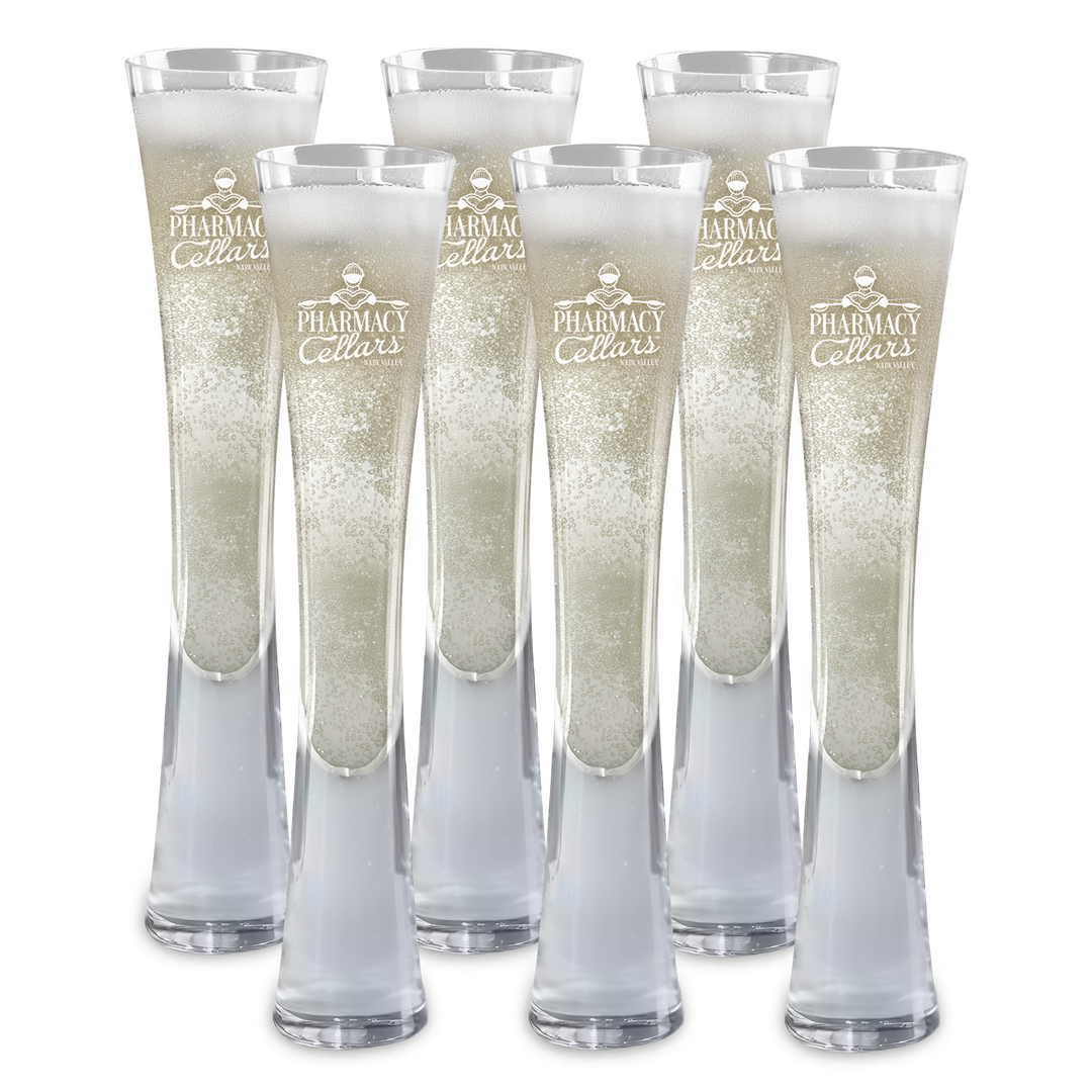 Hand Blown Artisan Crafted Champagne Flute