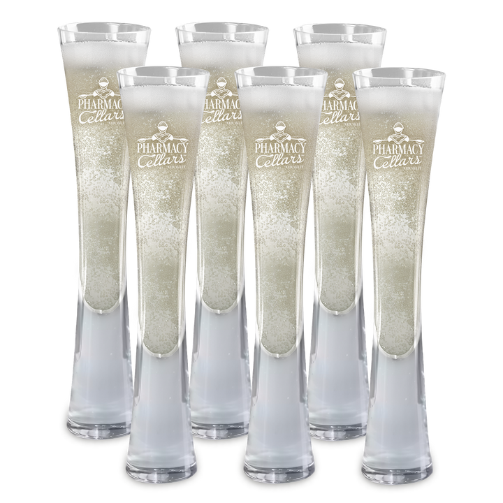 Hand Blown Artisan Crafted Champagne Flute