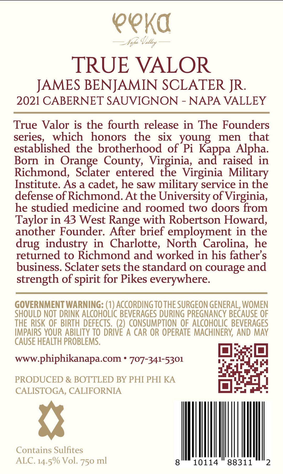 True Valor - 2021 Cabernet Sauvignon - Napa Valley