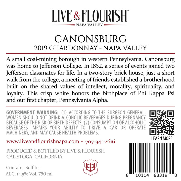 Canonsburg - 2019 Chardonnay - Napa Valley