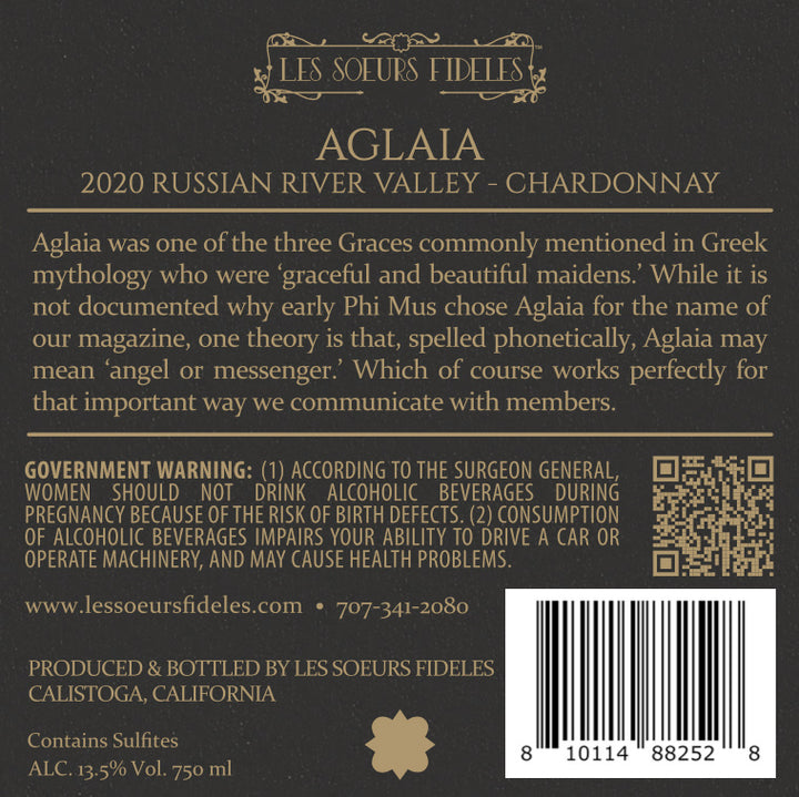 Aglaia - 2020 Chardonnay - Russian River Valley