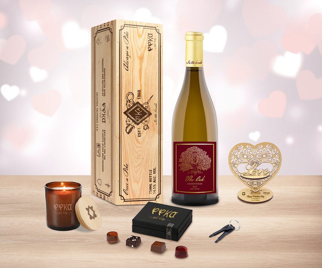 Valentine White Wine "Love" Gift Set