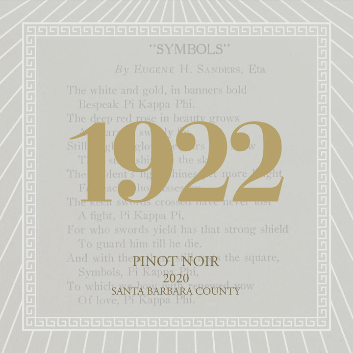 1922 - 2020 Pinot Noir - Santa Barbara County