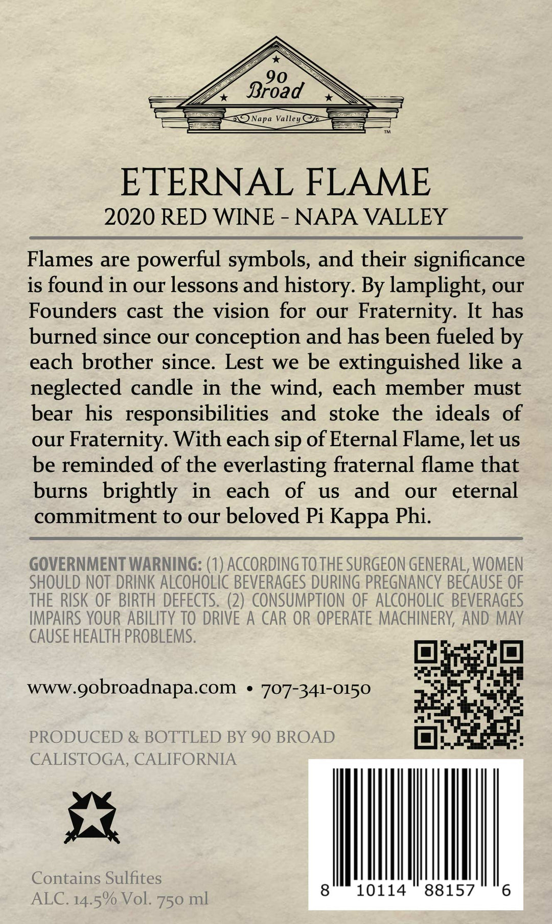 Eternal Flame - 2020 Red Wine - Napa Valley