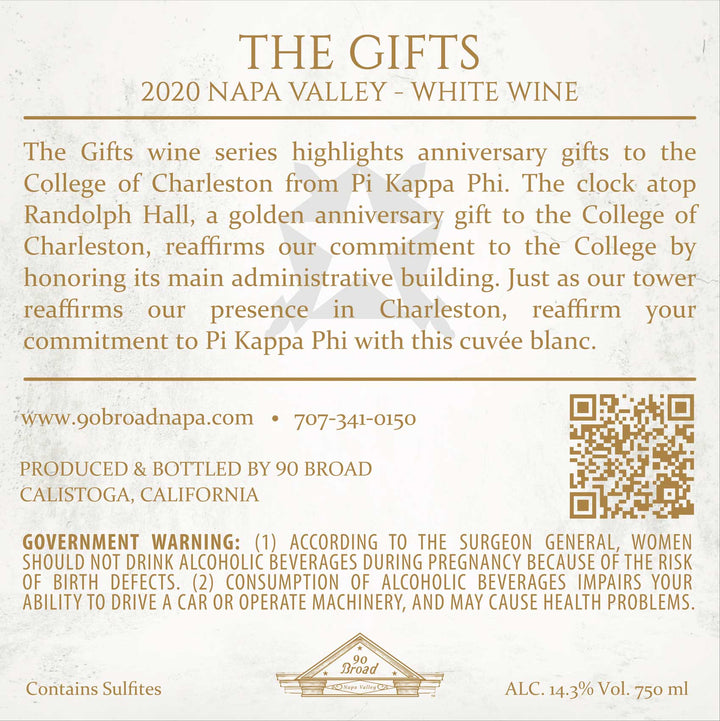 The Gifts: Clock - 2020 Cuvée Blanc - Napa Valley