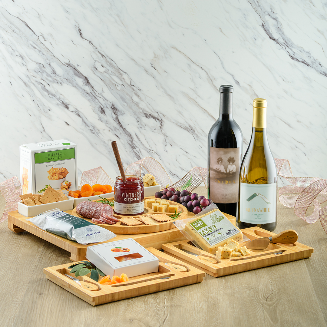 Premium Red & White Charcuterie Board