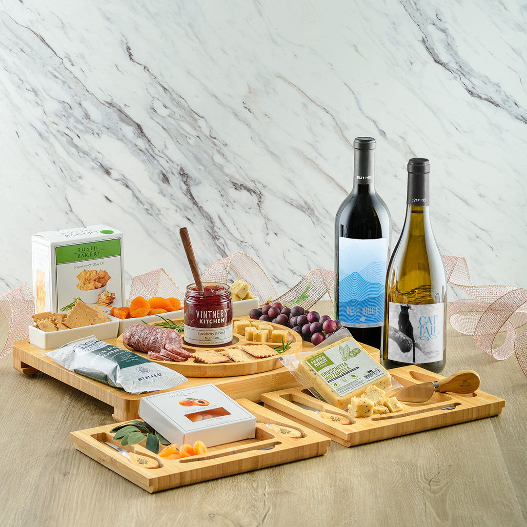 Premium Red & White Charcuterie Board