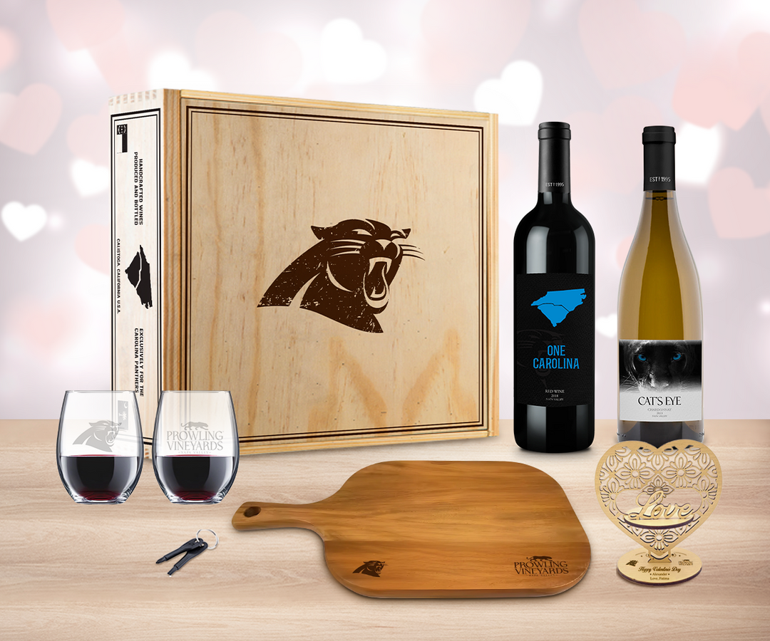 Valentine Red & White Wine "Toast" Gift Set