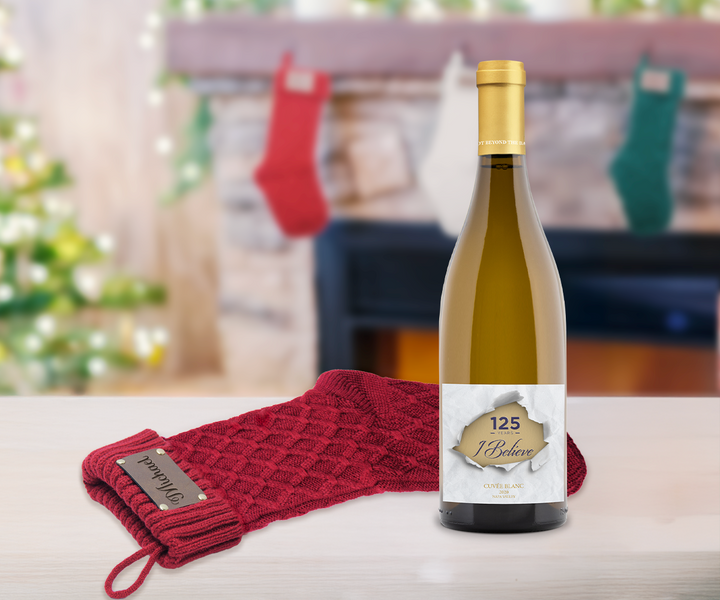 Personalized Christmas Stocking & Sip