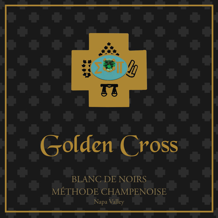 The Badge - Golden Cross - Sparkling Blanc de Noirs - Méthode Champenoise - Napa Valley