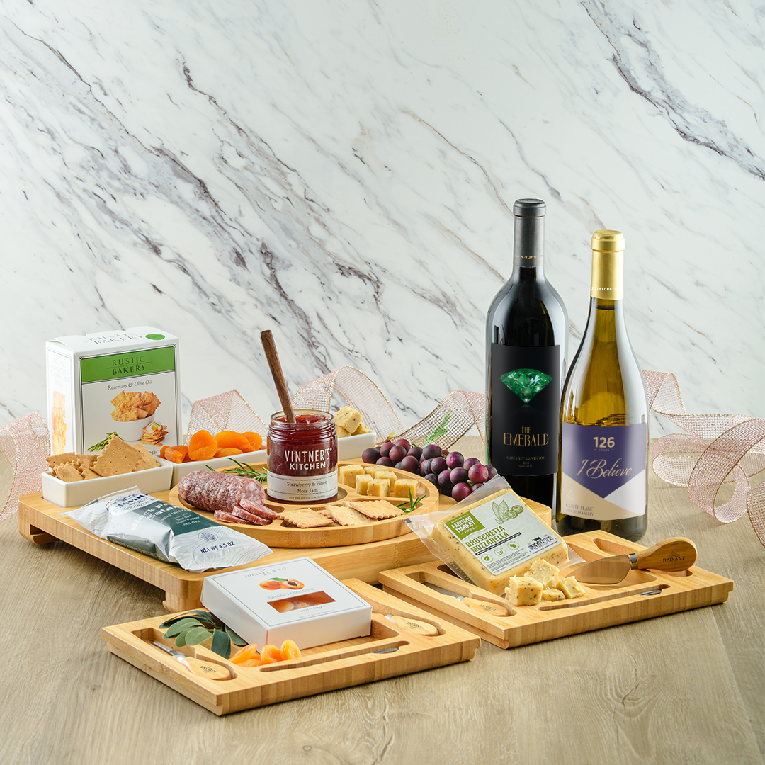 Premium Red & White Charcuterie Board