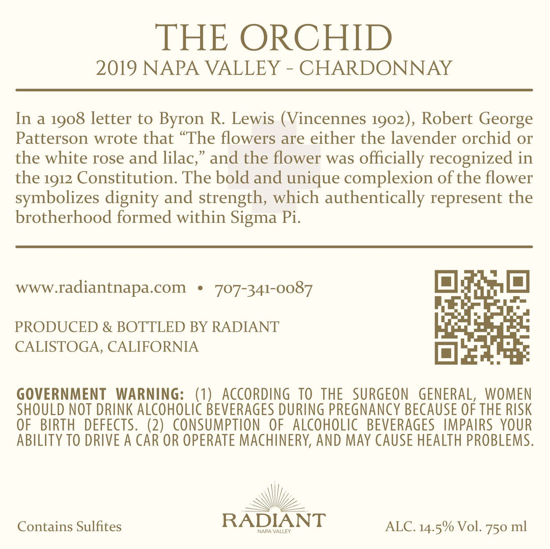 Lavender Orchid - 2019 Chardonnay - Napa Valley