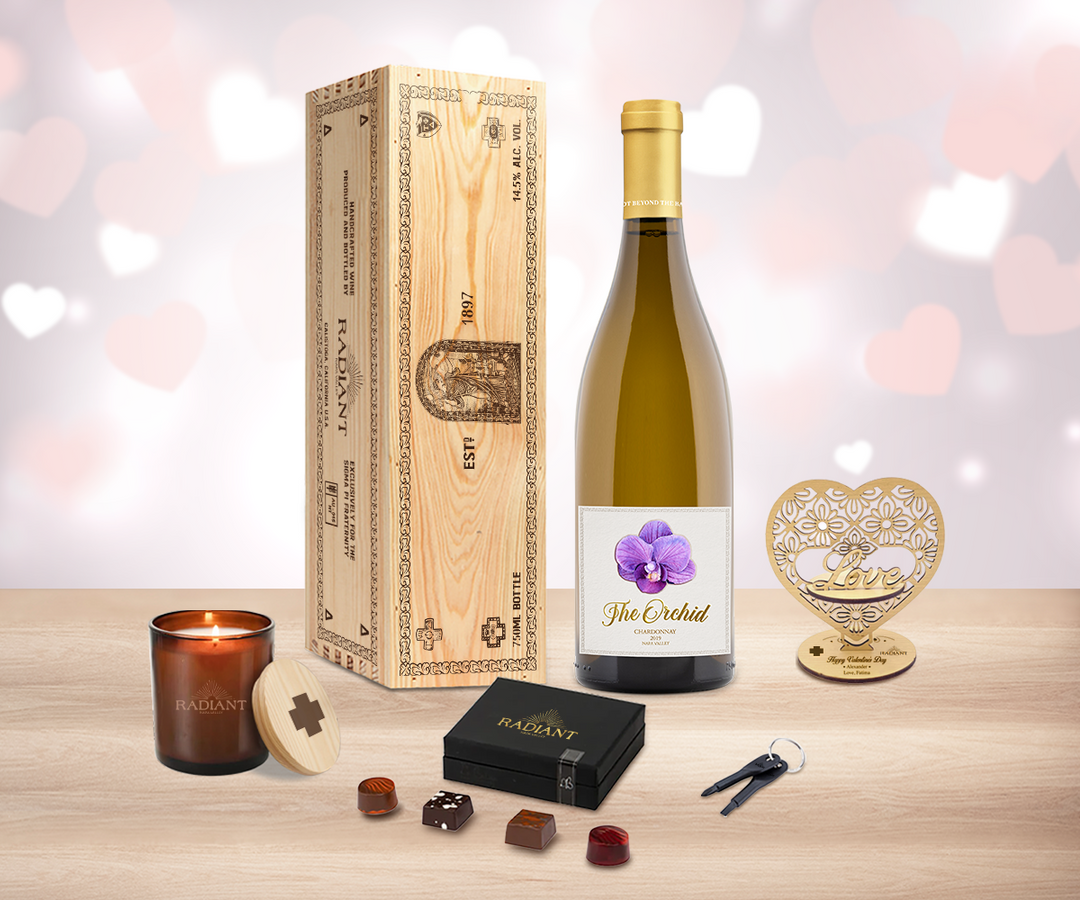 Valentine White Wine "Love" Gift Set