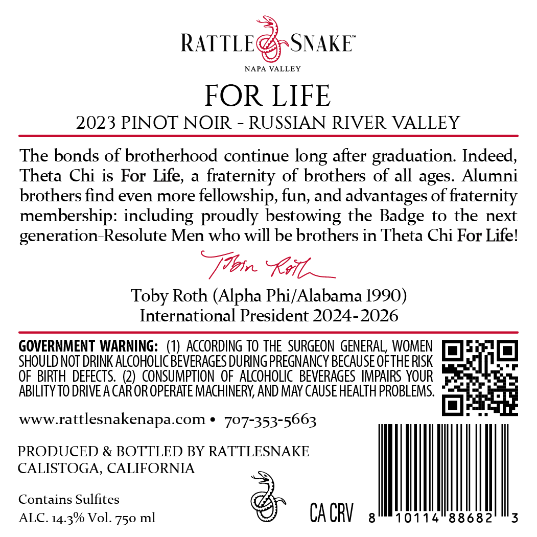 For Life - 2023 Pinot Noir - Russian River Valley