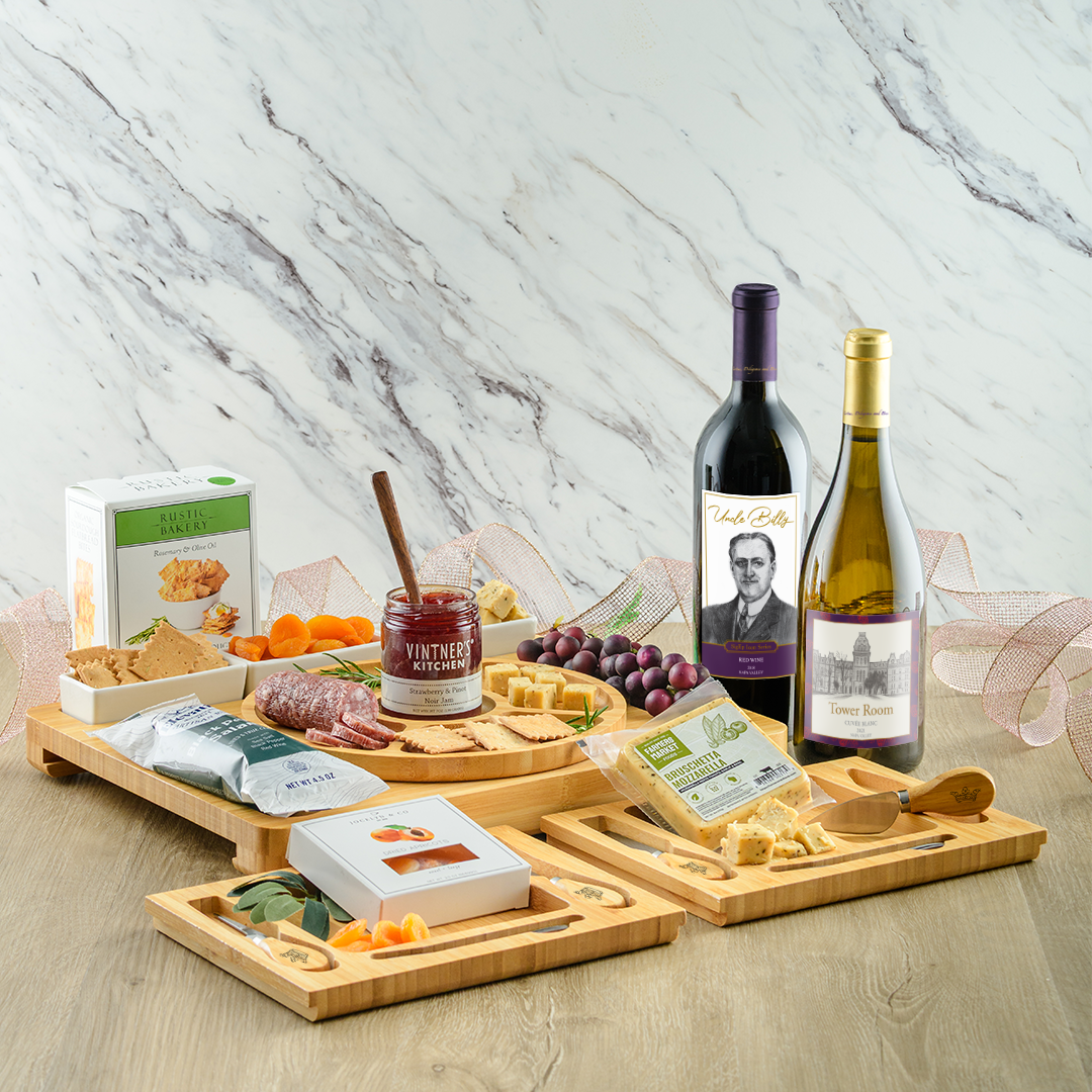 Premium Red & White Charcuterie Board