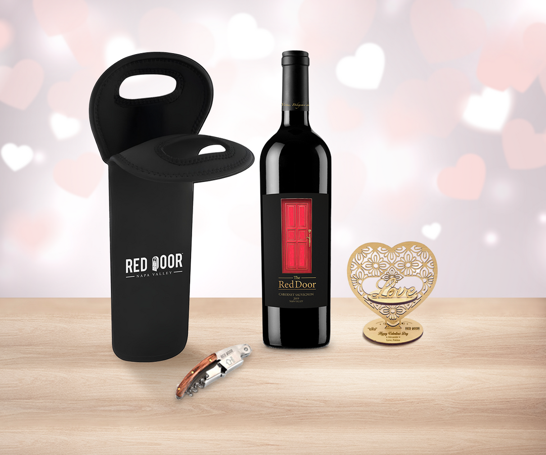 Valentine Red Wine & Tote Bag Delight