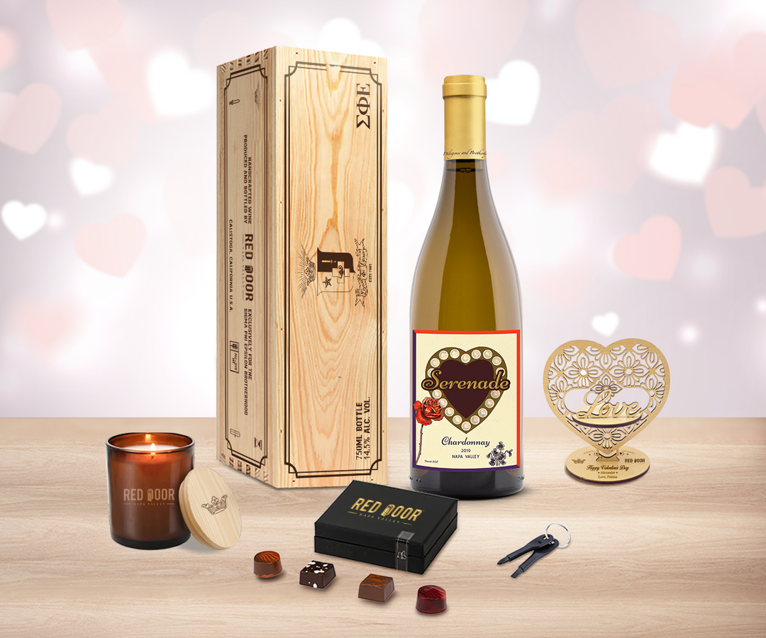 Valentine White Wine "Love" Gift Set