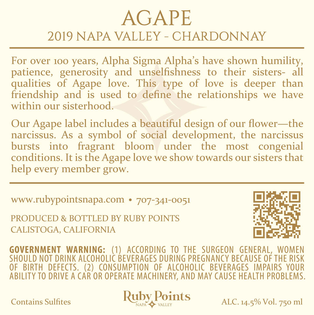 Agape - 2019 Chardonnay - Napa Valley