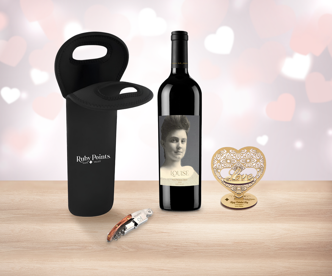 Valentine Red Wine & Tote Bag Delight