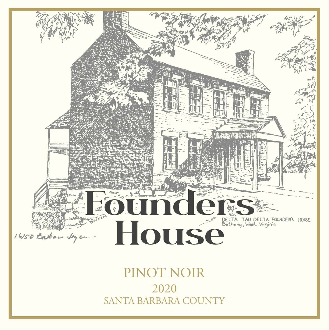 Founders House - 2020 Pinot Noir - Santa Barbara County