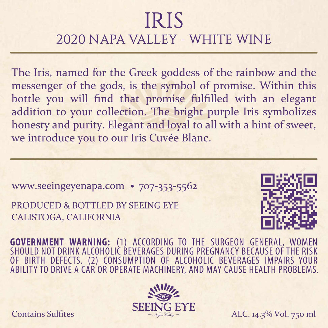 Iris - 2020 Cuvée Blanc - Napa Valley