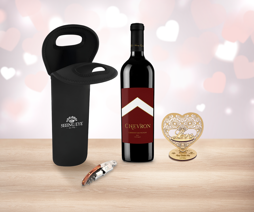 Valentine Red Wine & Tote Bag Delight