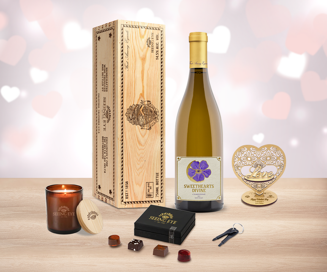 Valentine White Wine "Love" Gift Set