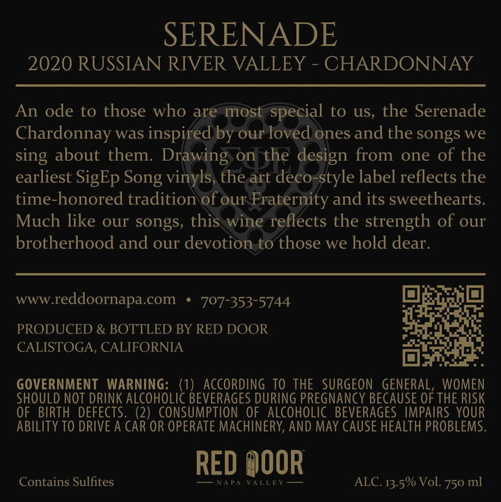 Serenade - 2020 Chardonnay - Russian River Valley