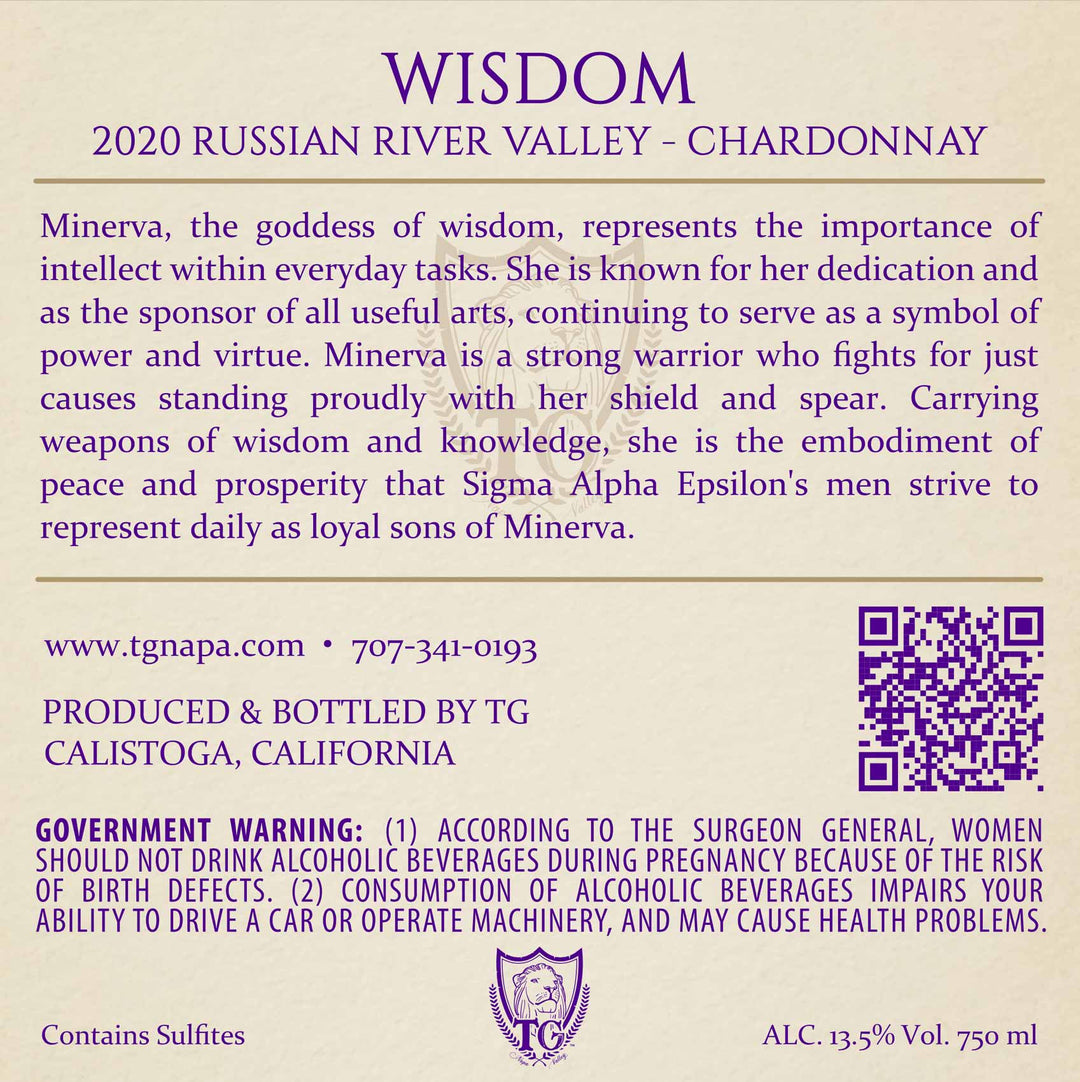 Wisdom - 2020 Chardonnay - Russian River Valley