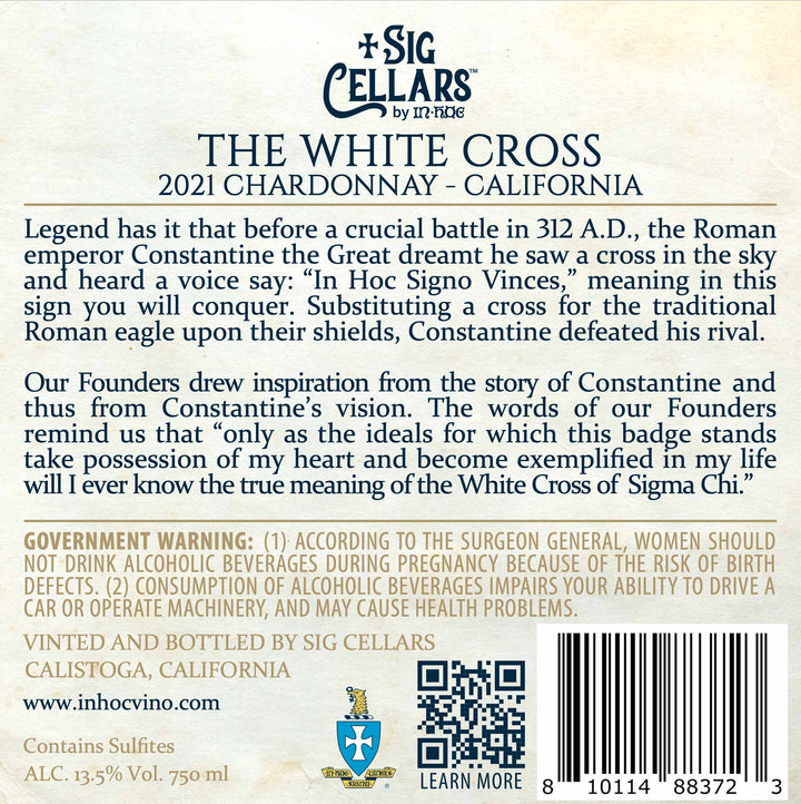 The White Cross - 2021 Chardonnay - California