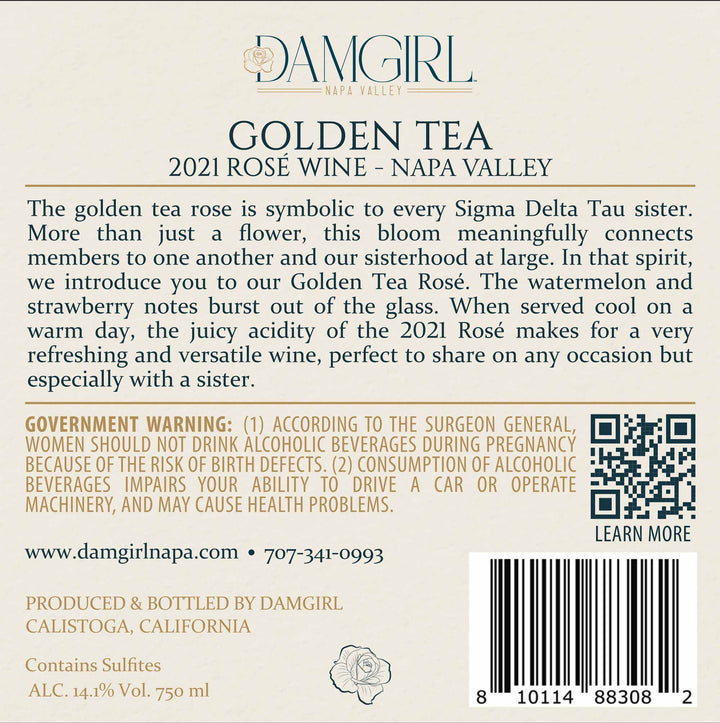 Golden Tea - 2021 Rose - Napa Valley