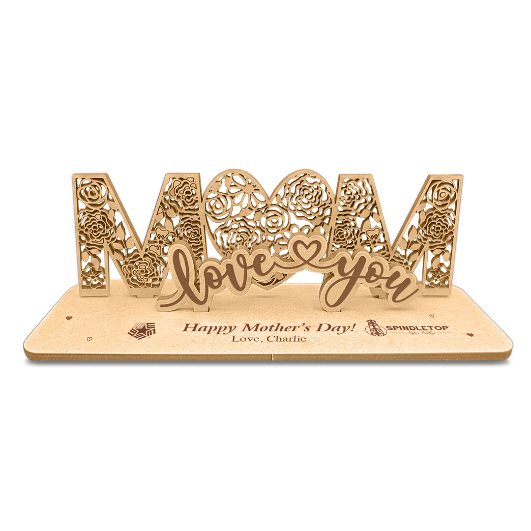 3D Wood Card - Mother's Day