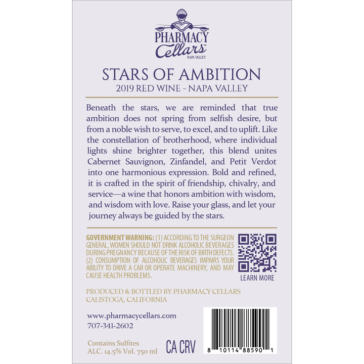 Stars of Ambition - 2019 Red Wine - Napa Valley