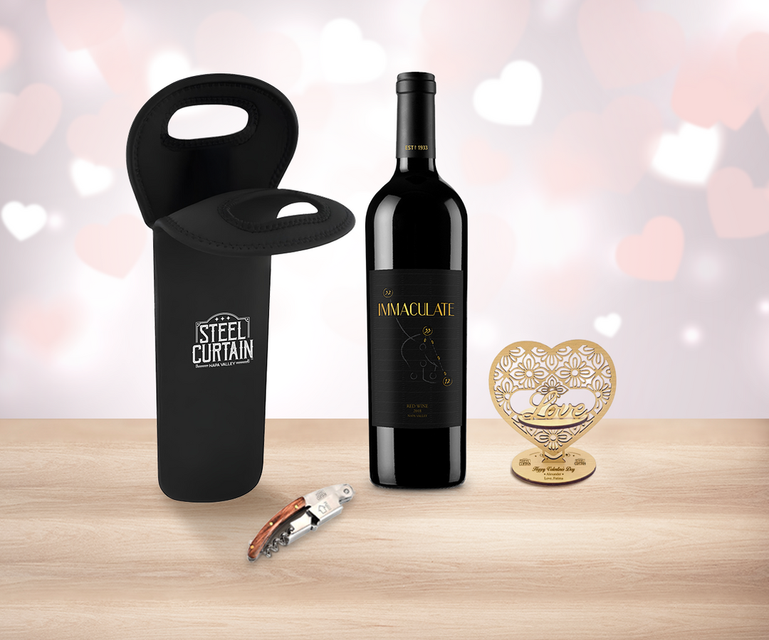 Valentine Red Wine & Tote Bag Delight