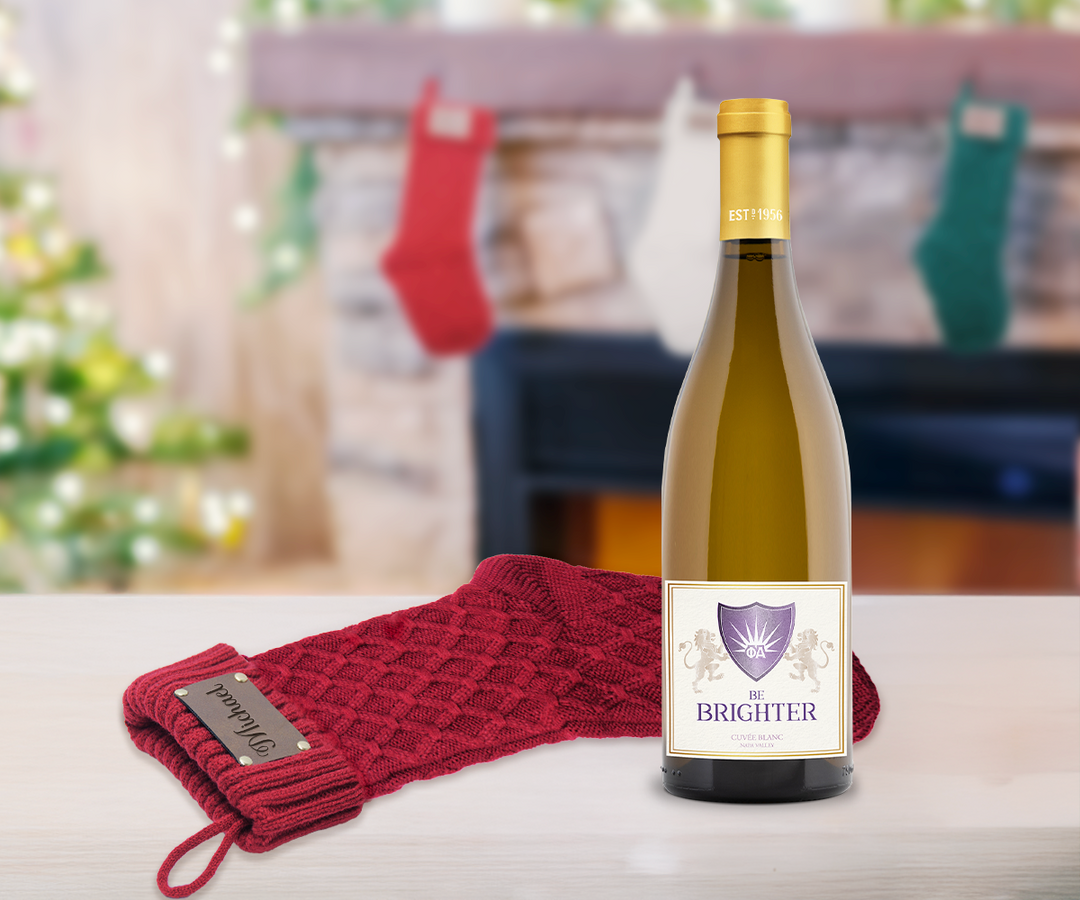 Personalized Christmas Stocking & Sip