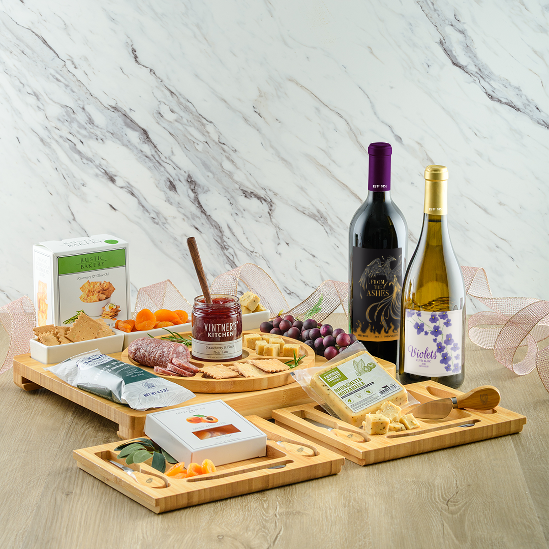 Premium Red & White Charcuterie Board