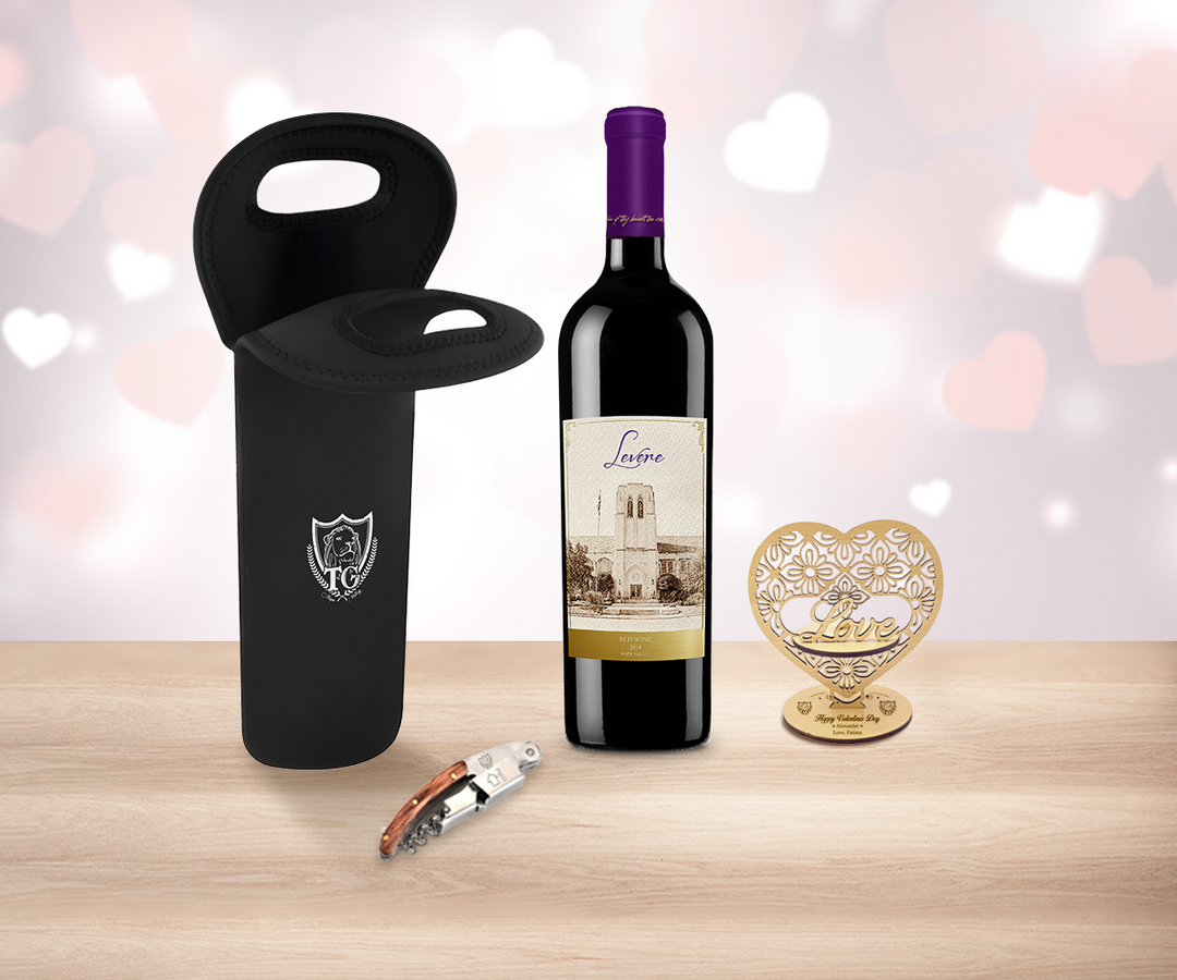 Valentine Red Wine & Tote Bag Delight