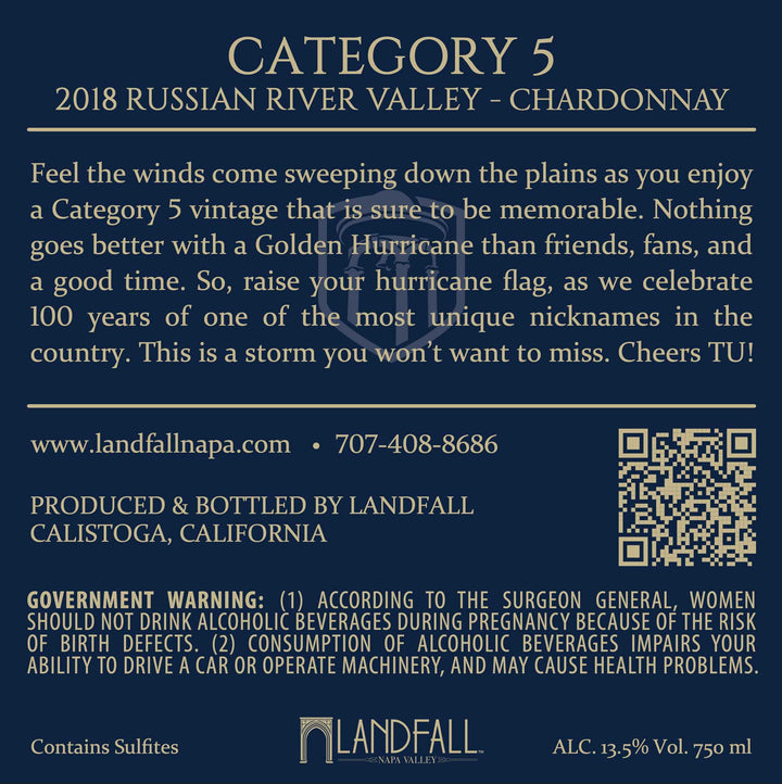 Category 5 - 2018 Chardonnay - Russian River Valley