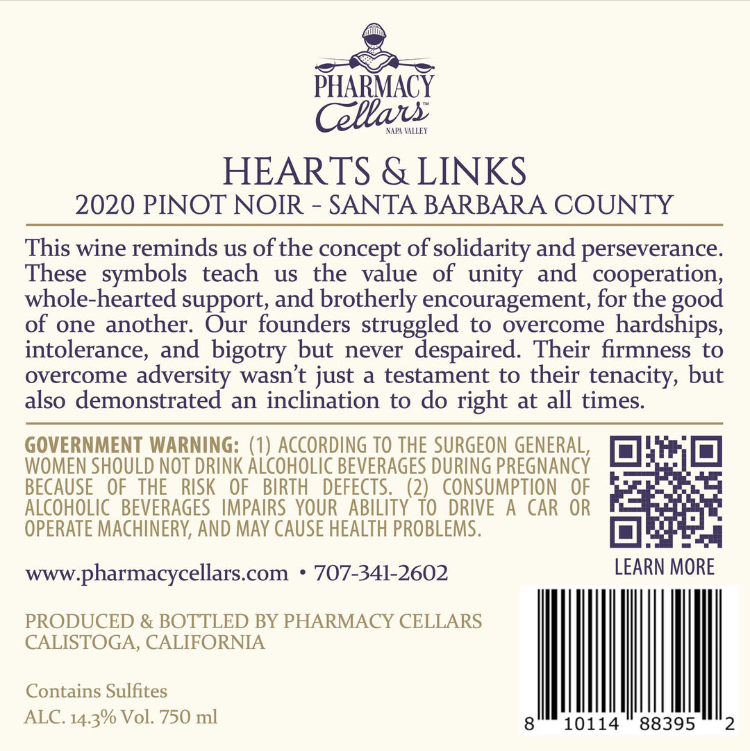 Hearts & Links - 2020 Pinot Noir - Santa Barbara County