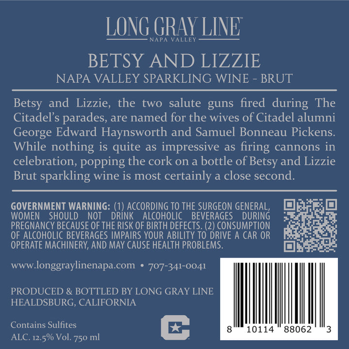 Betsy and Lizzie - Sparkling Brut -Méthode Champenoise - Napa Valley