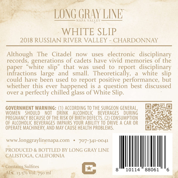 White Slip - 2018 Chardonnay - Russian River Valley