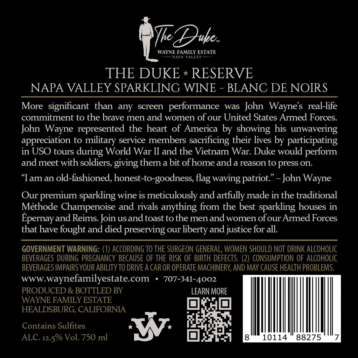 The Duke - Sparkling Blanc de Noirs - Reserve - Méthode