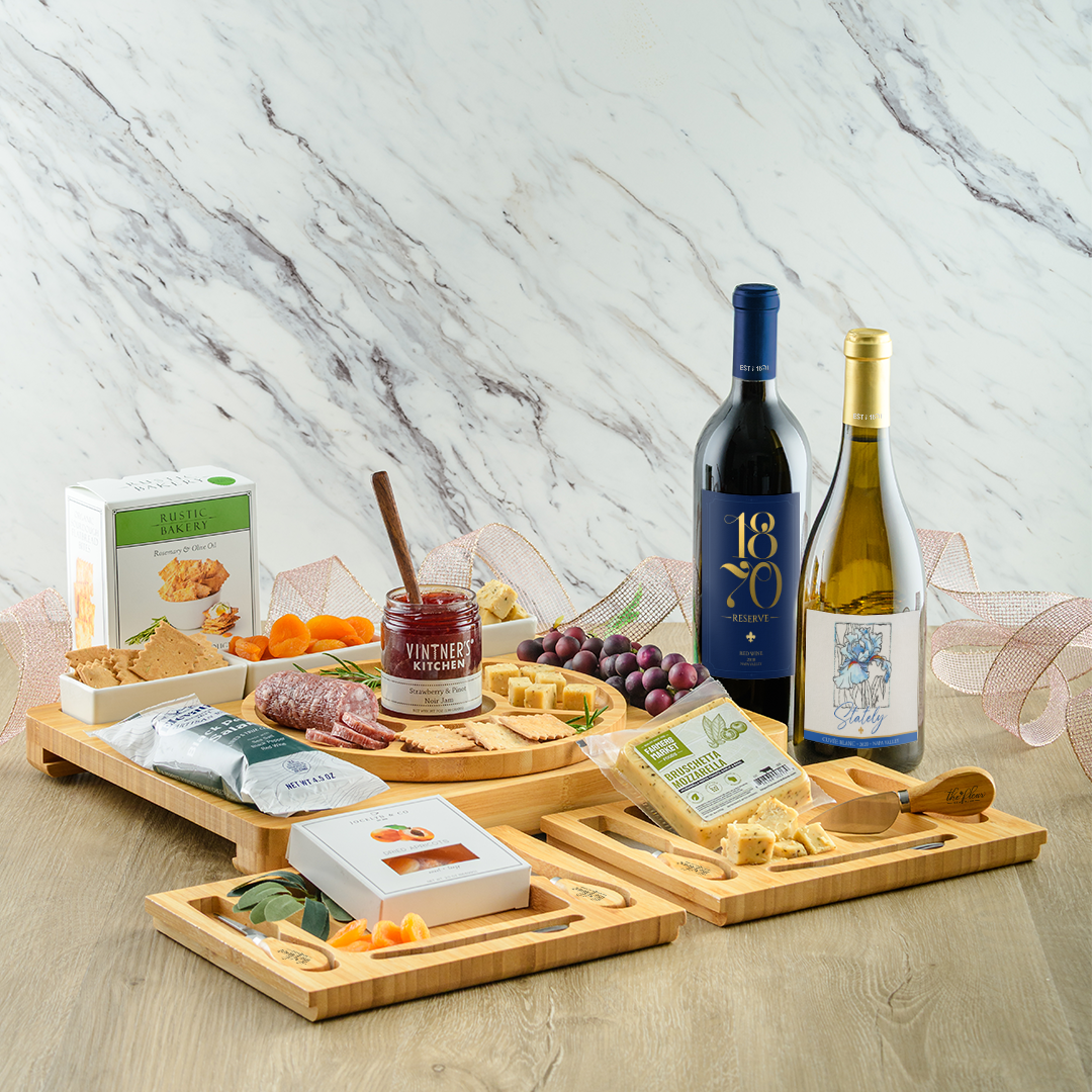 Premium Red & White Charcuterie Board