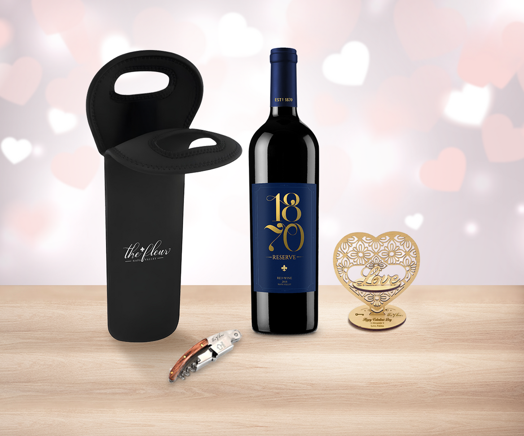 Valentine Red Wine & Tote Bag Delight