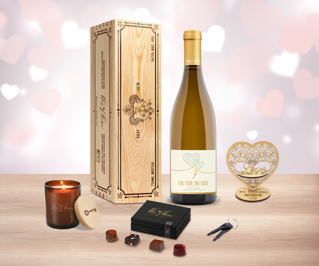 Valentine White Wine "Love" Gift Set