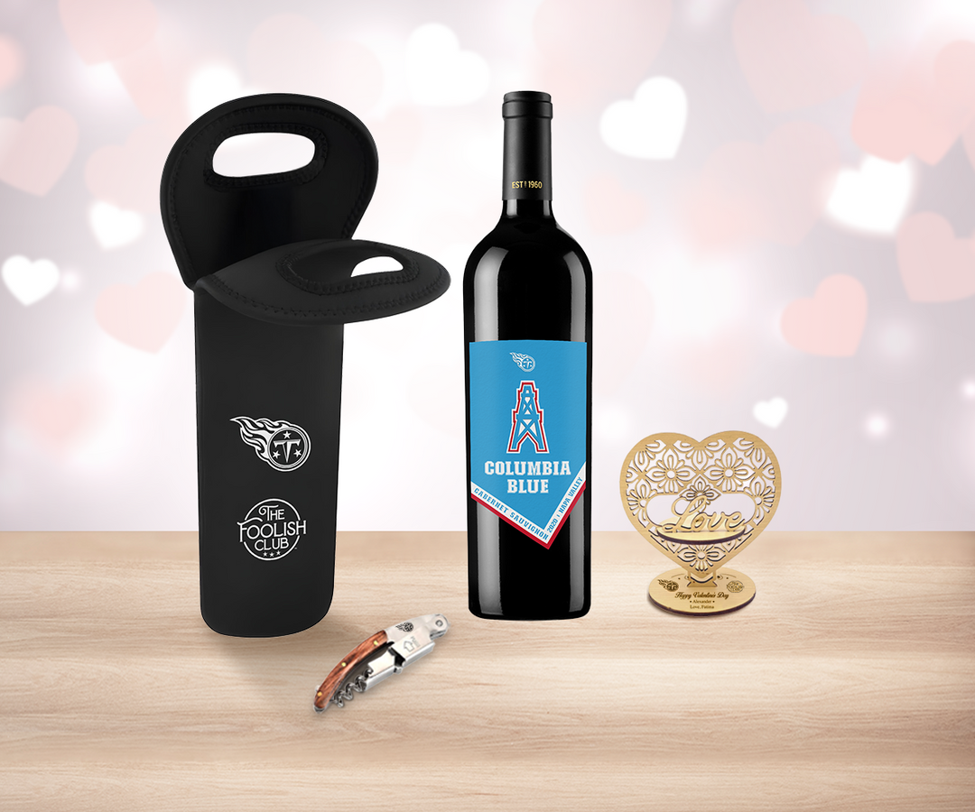 Valentine Red Wine & Tote Bag Delight