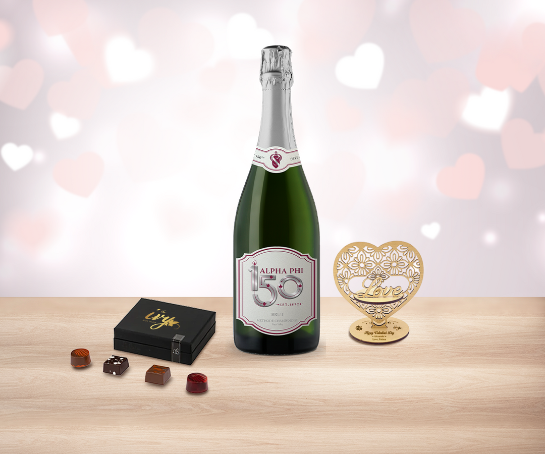 Valentine Sparkling Wine & Truffles Delight