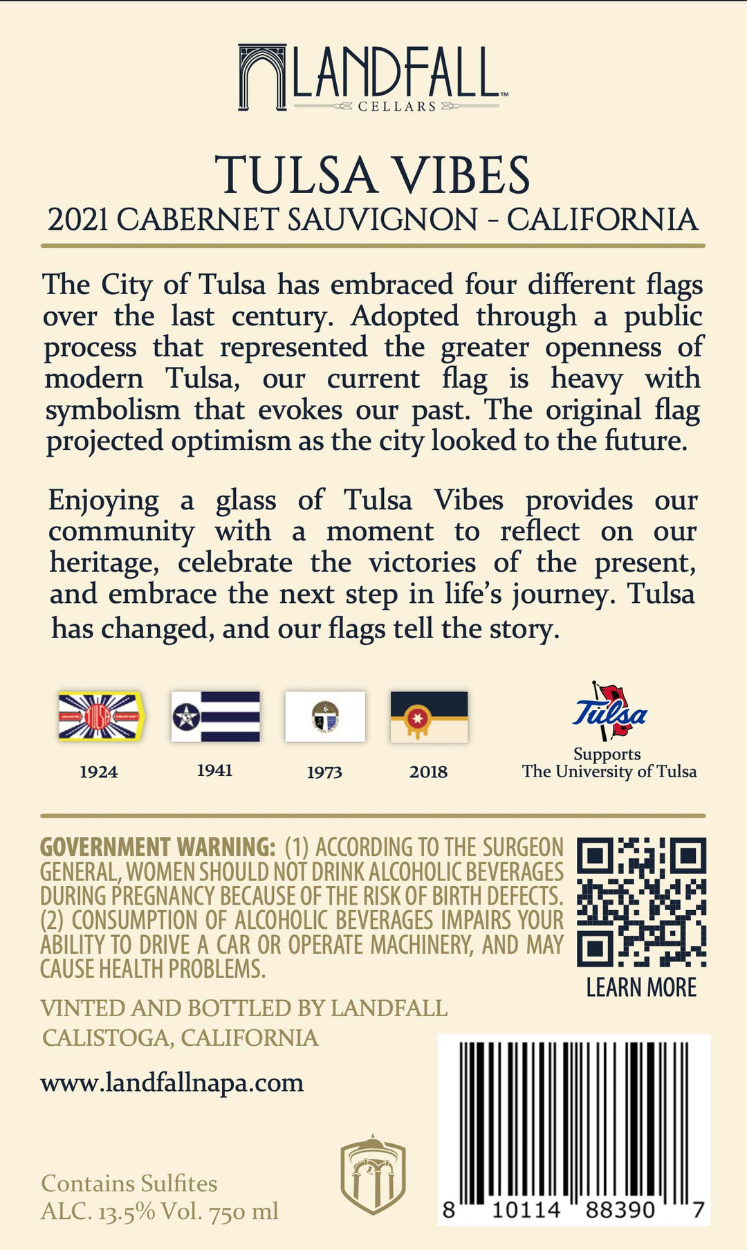 Tulsa Vibes - 2021 Cabernet Sauvignon - California