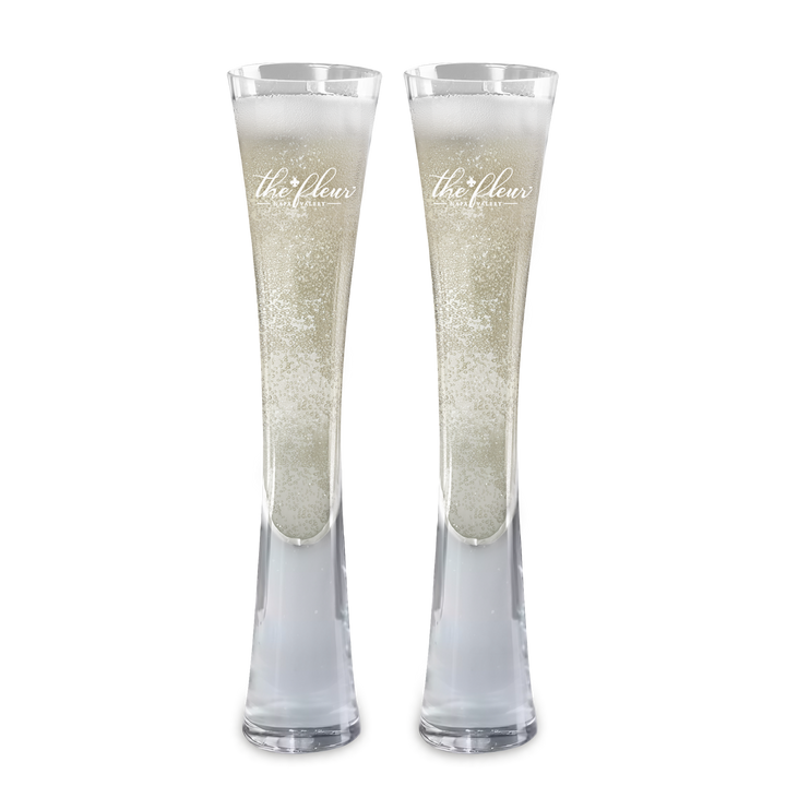 Hand Blown Artisan Crafted Champagne Flute
