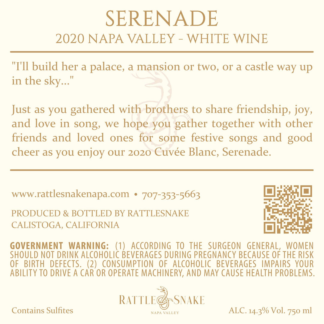 Serenade - 2020 Cuvée Blanc - Napa Valley